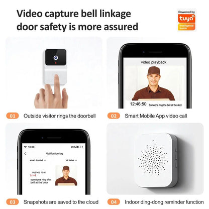 Timbre Inalámbrico seguridad inteligente