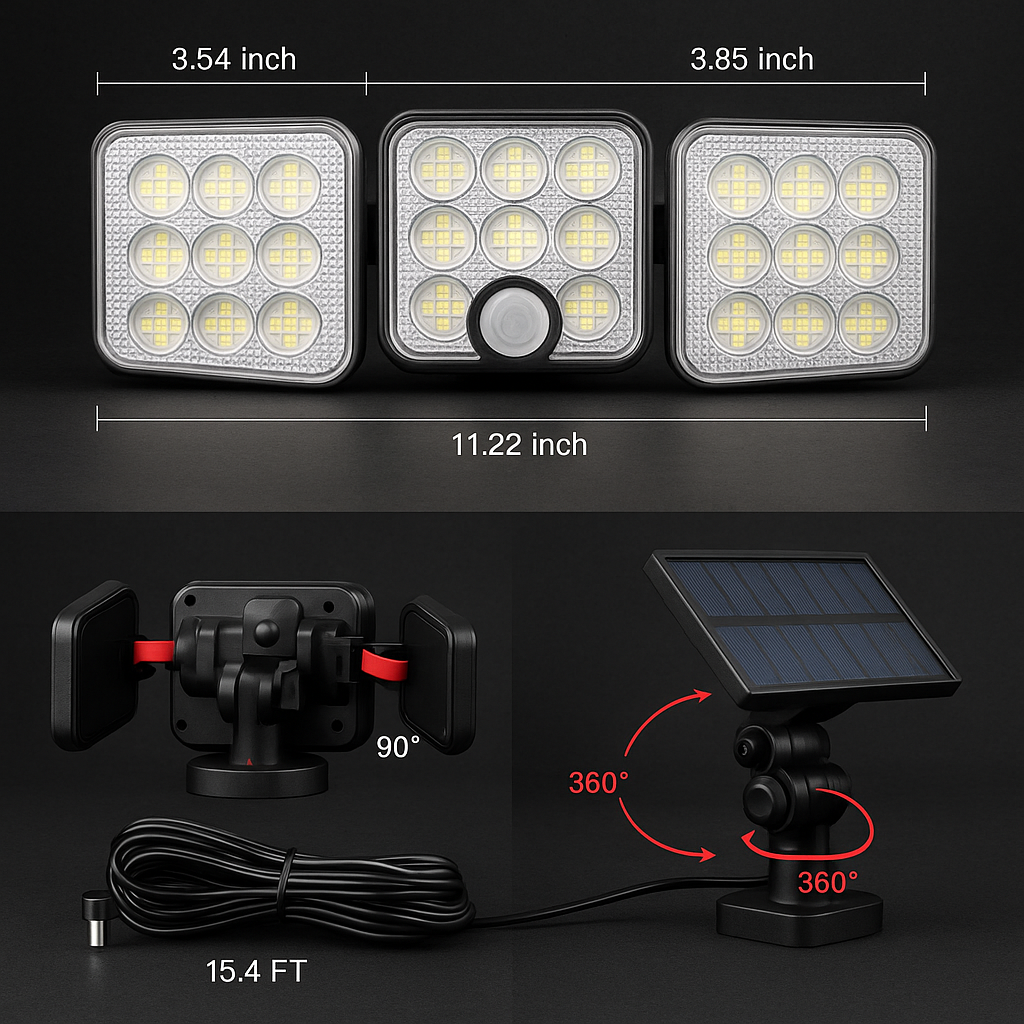 Lampara Solar Exterior