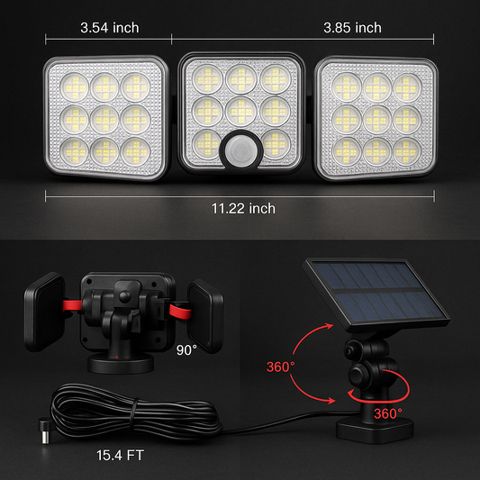 Lampara Solar Exterior